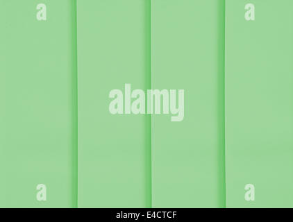 close-up of  green window blind for background Stock Photo