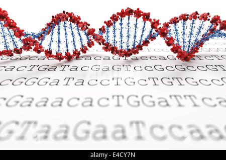 DNA background Stock Photo