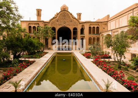 The Tabātabāei Historic House, Khāneh-ye Tabātabāeihā, Kashan, Iran Stock Photo