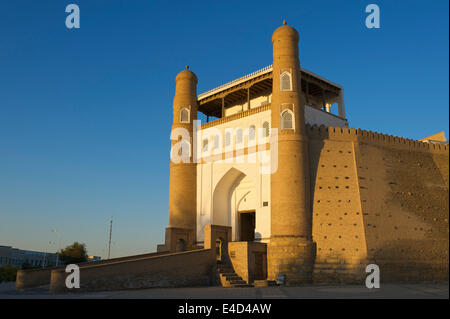 Entrance to the Ark citadel, Bukhara, Uzbekistan Stock Photo