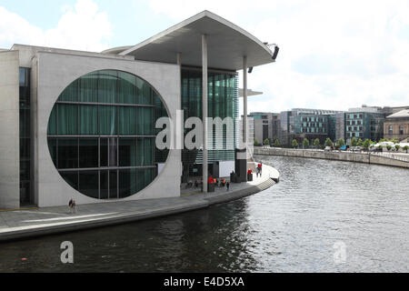 The Marie Elisabeth Lueders Haus, part of the Bundestag in Berlin, Germany. Stock Photo