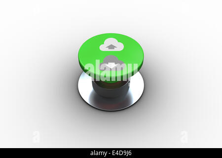 Composite image of cloud computing graphic Stock Photo