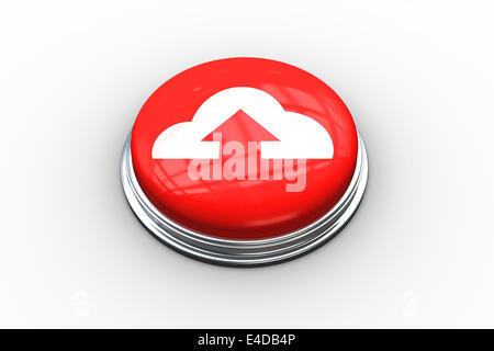 Composite image of cloud computing graphic on button Stock Photo