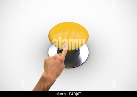 Composite image of hand pointing Stock Photo