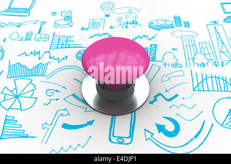 Start against brainstorm graphic Stock Photo