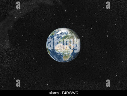 Satellite map of the Middle east Earth from Space Stock Photo - Alamy