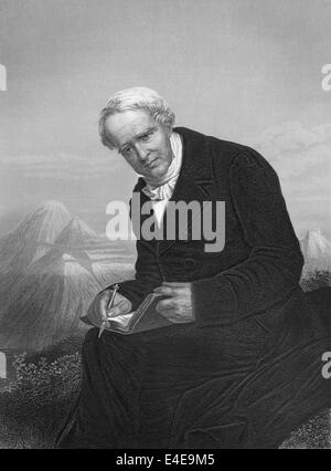 Friedrich Wilhelm Heinrich Alexander von Humboldt, 1769 - 1859, a German naturalist, Stock Photo