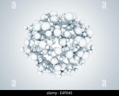 3d abstract sphere molecules Stock Photo