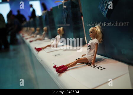 Guido Maria Kretschmer collection was shown during the Mercedes-Benz Fashion Week Berlin Spring/Summer 2015 at Erika Hess Eisstadion in Berlin-Wedding. © Simone Kuhlmey/Pacific Press/Alamy Live News Stock Photo