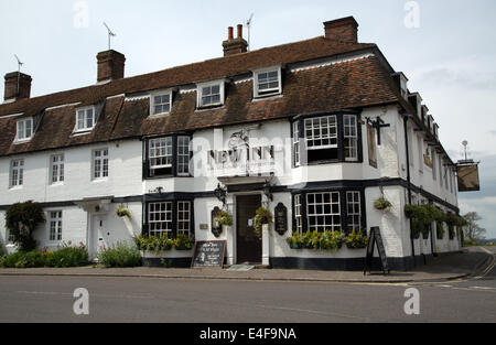 New Inn hotel and public house in German Street, Winchelsea, East Sussex, England Stock Photo