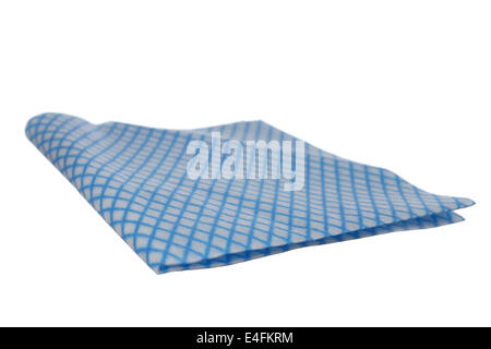 Close-up Cleaning cloth isolated on white background Stock Photo