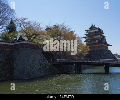 Takashima Castle in Suwa, Nagano, Japan Stock Photo