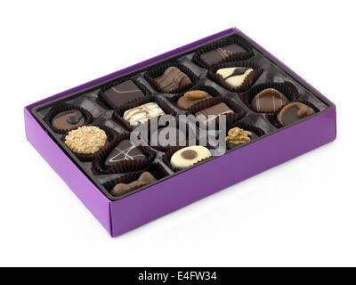 box of chocolates Stock Photo