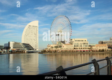 Japan landscape at Yokohama city , Japan Stock Photo