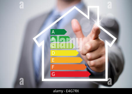 Energy efficiency in the home Stock Photo