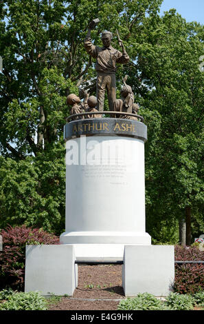 Arthur Ashe monument Richmond Virginia Stock Photo - Alamy