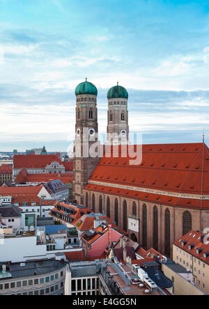 The Church of Our Lady (Frauenkirche) in Munich, Germany, Bavaria. Stock Photo