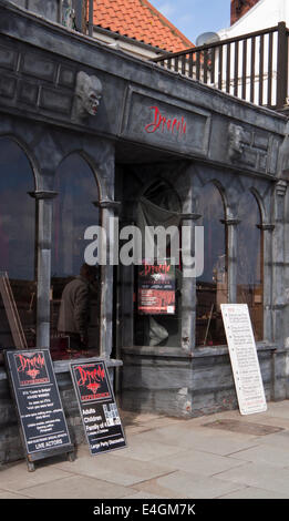 Venue of the Dracula Experience in Whitby, North Yorkshire, England. Stock Photo