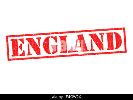 ENGLAND Rubber Stamp over a white background. Stock Photo