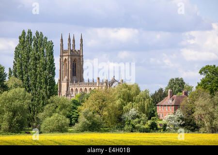 St Peter ad Vincula Church, Hampton Lucy, Warwickshire, England, UK Stock Photo