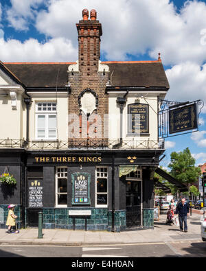 The Three Kings Traditional Pub In Twickenham, Greater London, England 