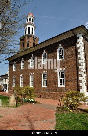 Alexandria, Virginia:  Historic colonial-era 1767-73 Christ Church Stock Photo