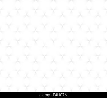 Seamless monochrome pattern - hexagons gray abstract simple quirky background Stock Photo