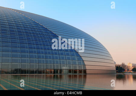 BEIJING, CHINA - APR 6: National Centre for the Performing Arts NCPA on April 6, 2013 in Beijing, China. Cost 2.8B CNY, it seats Stock Photo