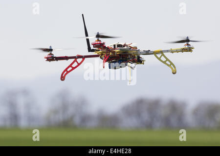 Modern flying dron of high quality Stock Photo