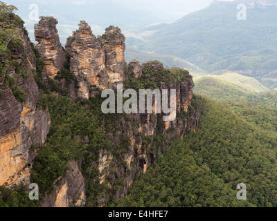 The Three Sisters in Blue Mountains, Australia Stock Photo