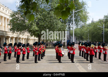 Band of the Irish guards, London Stock Photo