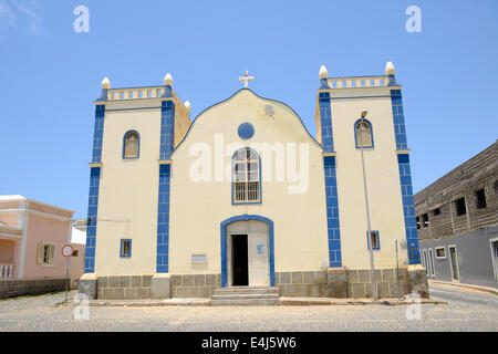 Santa Isabel Church in Sal Rei, Boa Vista, Cabo Verde Stock Photo