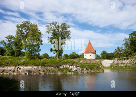 Kuressaare Castle in Saaremaa island, western Estonia Stock Photo