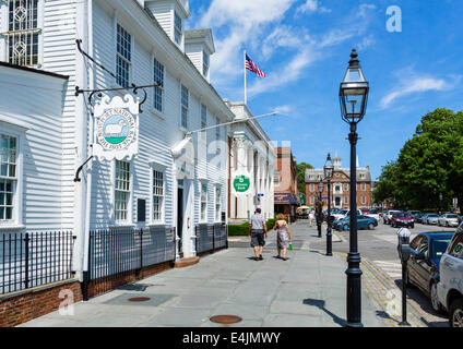 Washington Square in downtown Newport, Rhode Island, USA Stock Photo