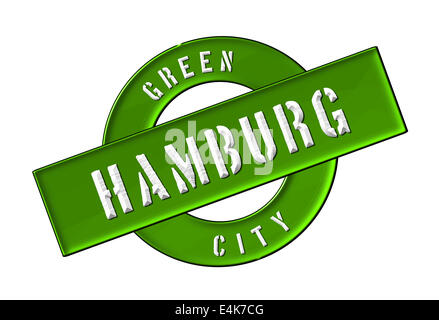 GREEN CITY HAMBURG Stock Photo