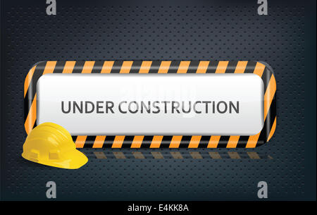 Under Construction Background Stock Photo