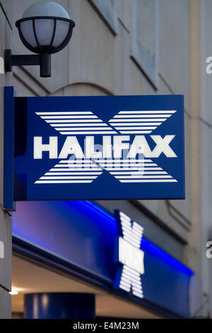 halifax bank sign Stock Photo