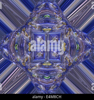 Wonderful abstract illustrated glass pattern Stock Photo