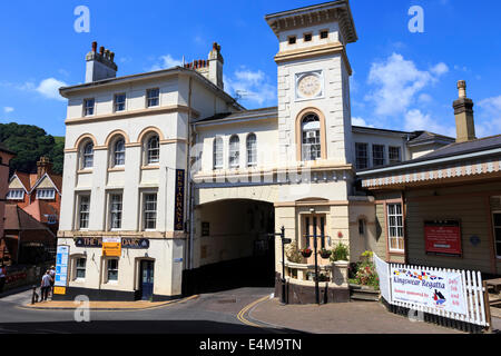 kingswear railway station devon england Stock Photo