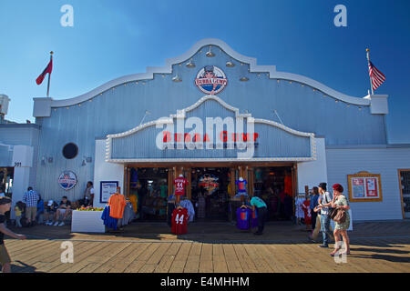 Bubba Gump Shrimp Company, Santa Monica Pier, Santa Monica, Los Angeles, California, USA Stock Photo