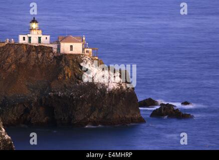 Point Bonita Lighthouse in the Golden Gate National Recreation Area near San Francisco, California Stock Photo