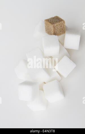 falling cubes Stock Photo