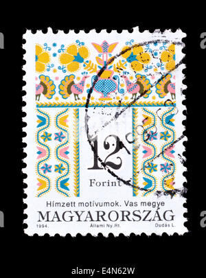 Postage due stamp from Hungary. Stock Photo
