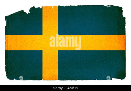 Grungy Flag - Sweden Stock Photo