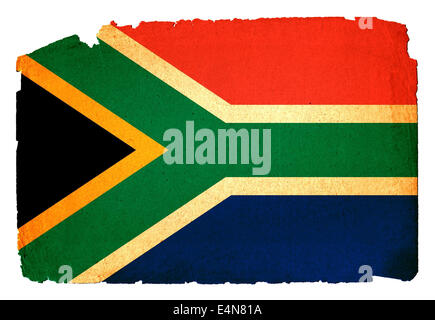 Grungy Flag - South Africa Stock Photo