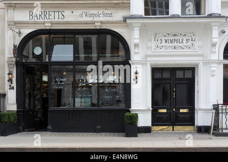 Barretts of Wimpole Street cafe. Stock Photo
