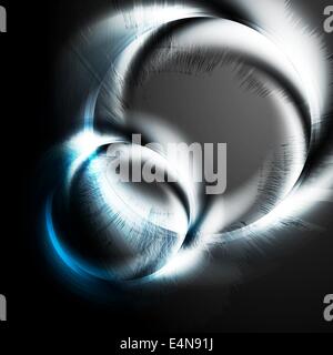 Dark Rings Texture black rings, modern futuristic background texture with copy space 3d ...
