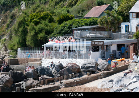 The Beach Shack at Steephill Cove, Isle of Wight. Stock Photo