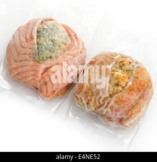 Frozen Fish Fillets Stock Photo