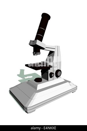 Microscope Stock Photo